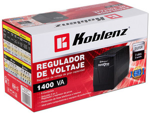 Regulador de voltaje koblenz 1410 va 8 contactos