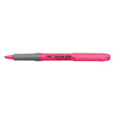 Resaltadores bic brite liner grip rosa