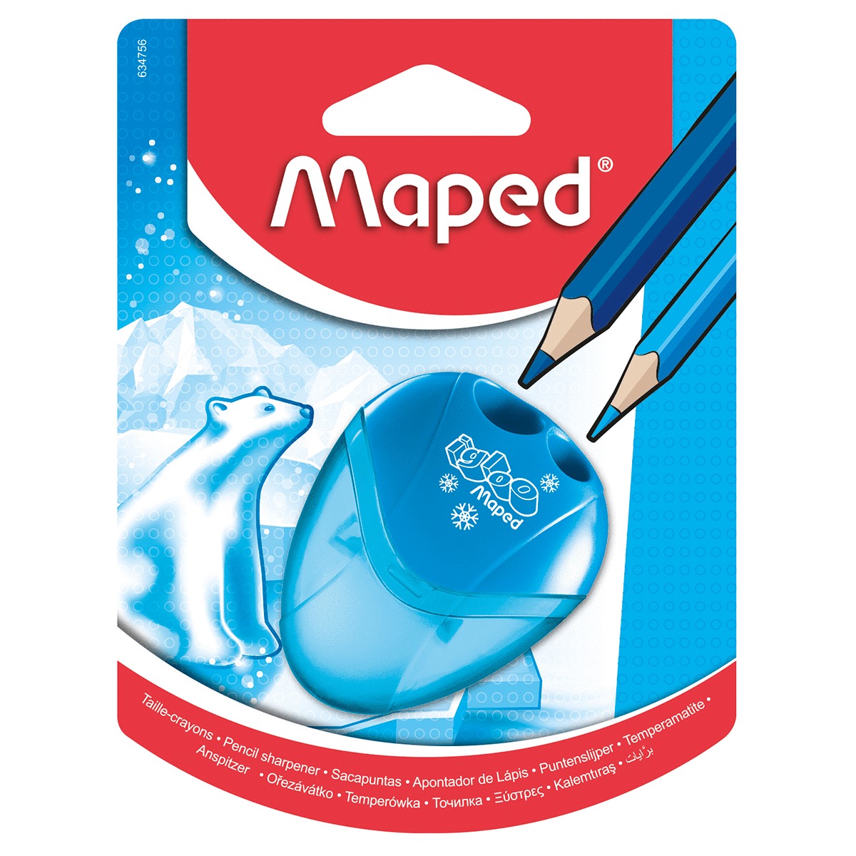 Sacapuntas maped 634756 igloo 2 orificios