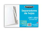 Separadores wilson jones p2188 5 divisiones blanco