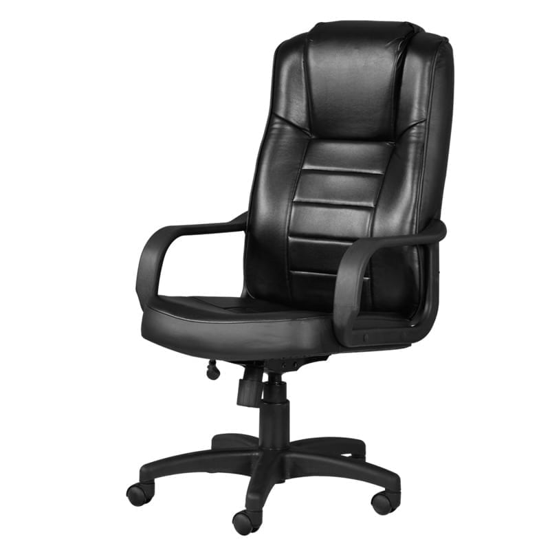 Silla ejecutiva marca ofik mod. 4087 alfaro piel negro