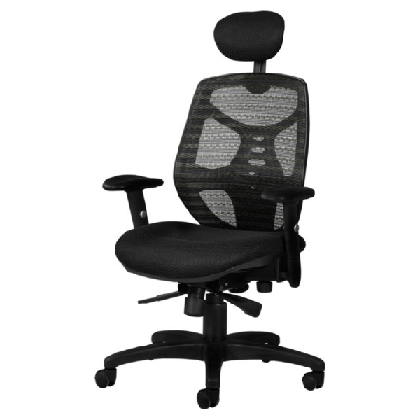 Silla ejecutivo 4501 tela negra mesh kb-1