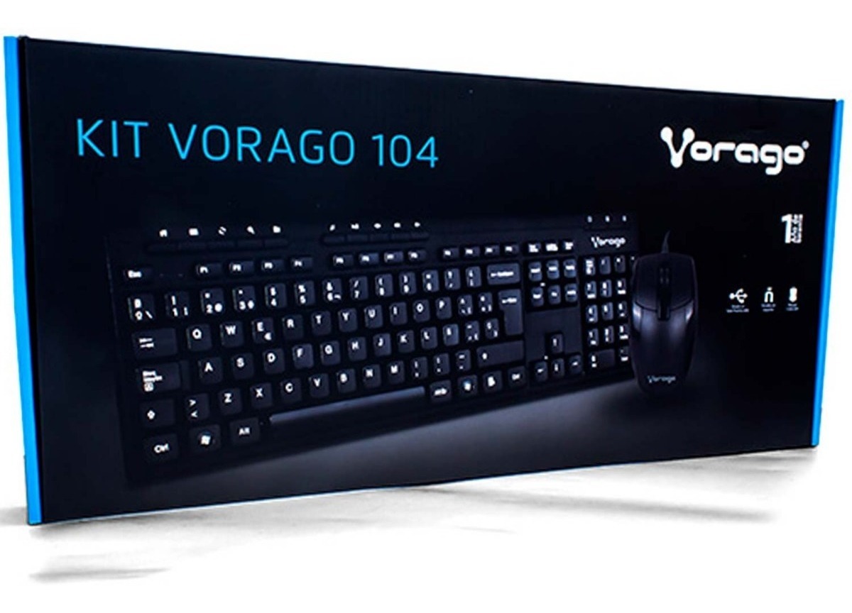 Combo teclado y mouse vorago km104