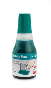 Tintas colop verde frasco 25 ml