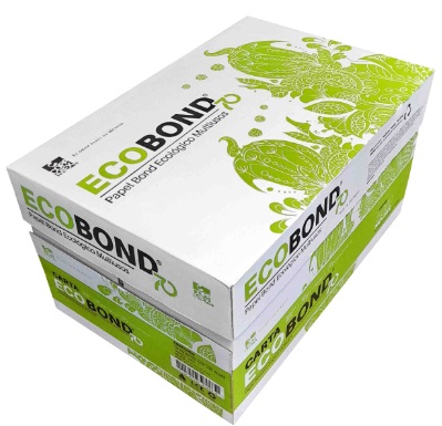 Papeles bond cortados ecobond 70% grs carta c/5000