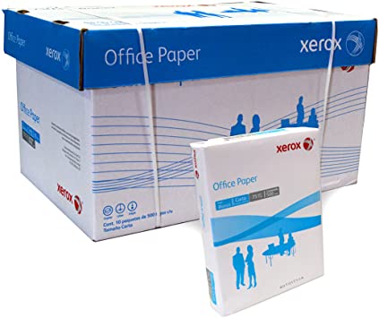 Papeles bond cortados xerox carta office paper c/5000 azul