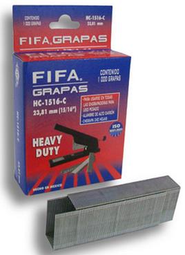 Grapas fifa #23/15 14,29 mm. 70-120 hjs. c/1000